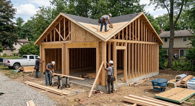 Garage Addition Installation in Katy, TX