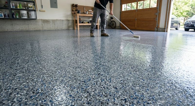 Residential Floor Coating in Greensboro, NC