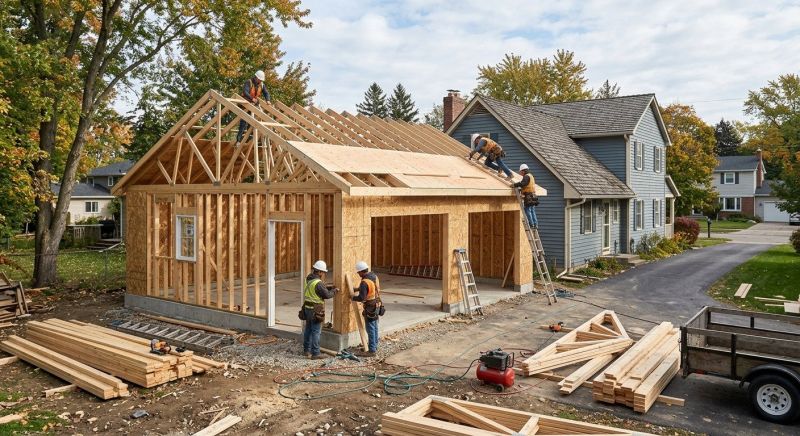 Attached Garage Construction in Charleston, SC