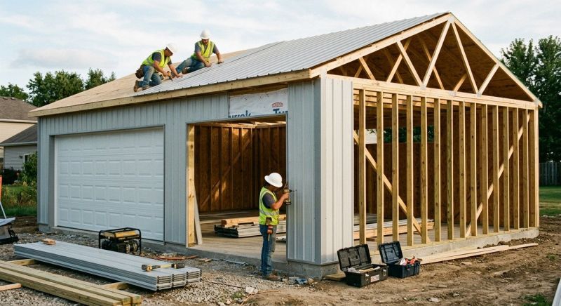 Attached Garage Construction in Summerville, SC