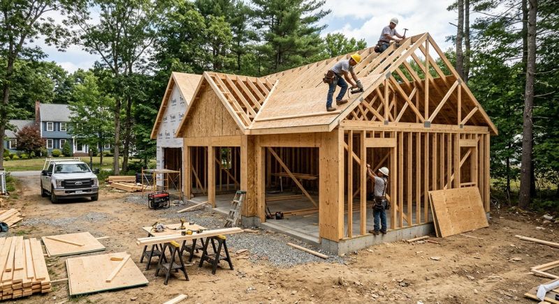 Detached Garage Construction in Pearland, TX