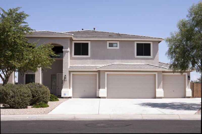 Elegant Garage Facade