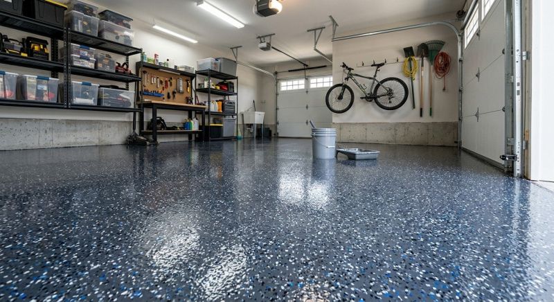 Garage Floor Epoxy Installation in Columbia, SC