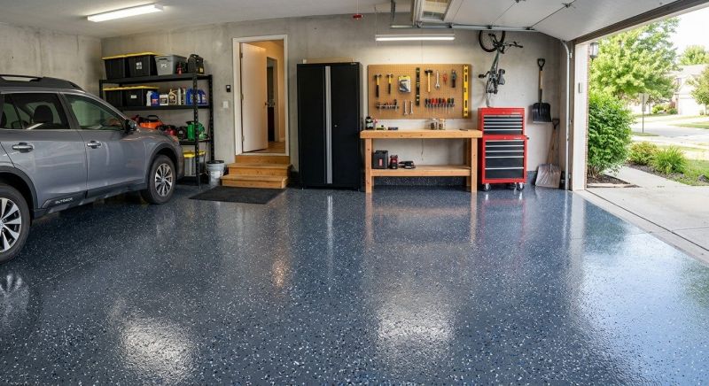 Garage Floor Staining in Columbia, SC