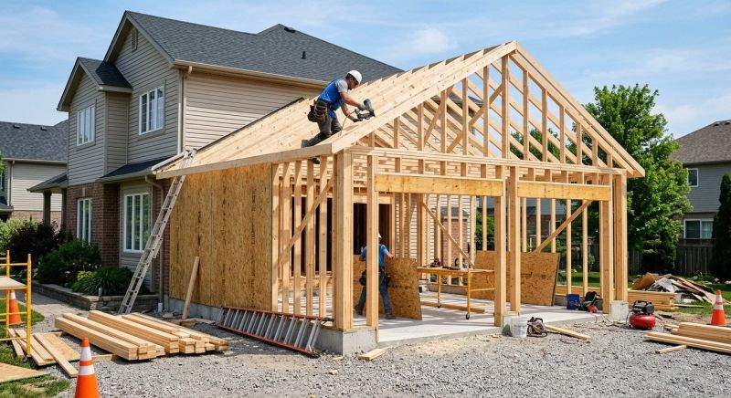 Wood Garage Installation in Conroe, TX